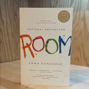 Room by Emma Donoghue -- psychological fiction, suspense novel